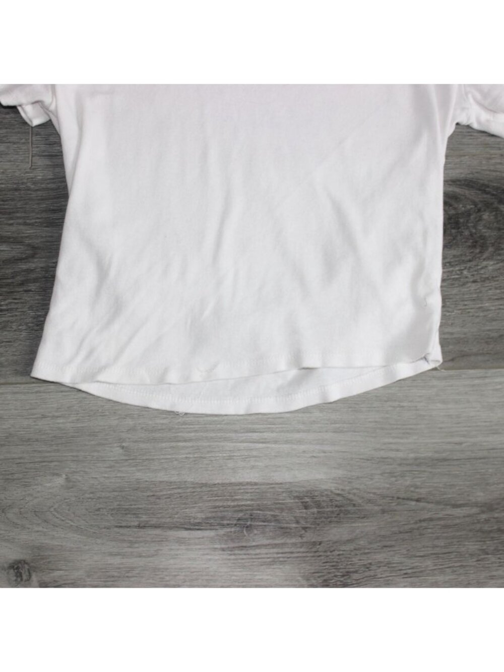 Homegirl Society Womens Cropped 'Car' Graphic T-Shirt-White-Size Medium-GUC - Picture 4 of 7